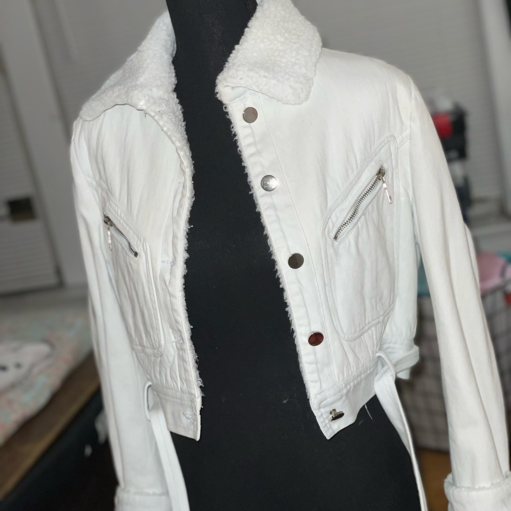 Akira Women’s Denim Bomber